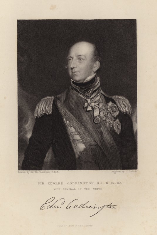 Sir Edward Codrington da Thomas Lawrence