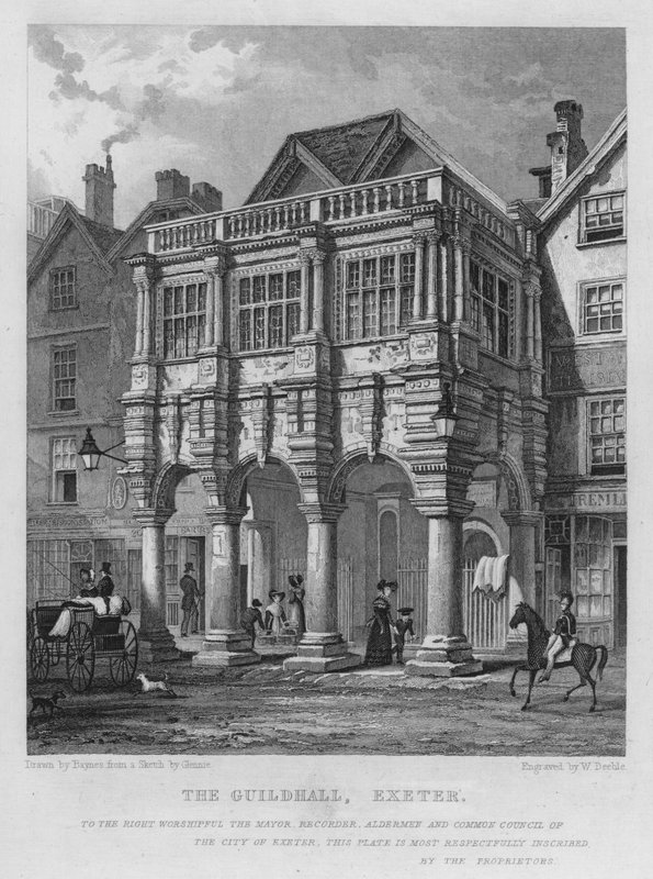 La Guildhall, Exeter da Thomas Mann (after) Baynes