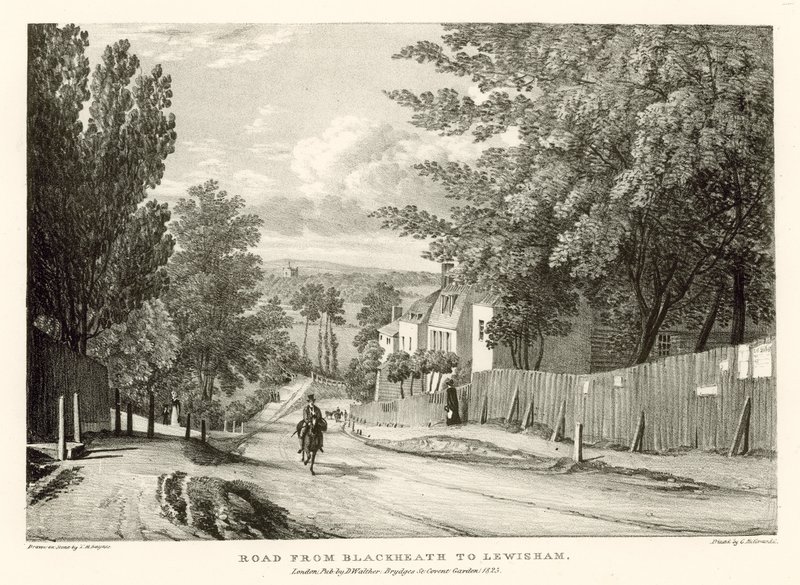 Strada da Blackheath a Lewisham, Londra da Thomas Mann Baynes