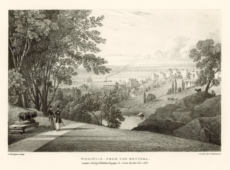 Woolwich dalla Rotonda, Londra da Thomas Mann Baynes