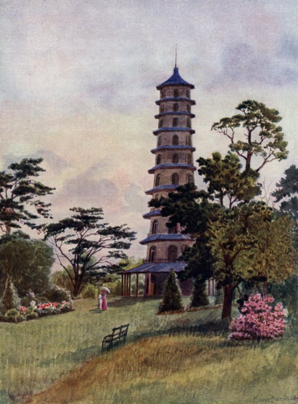 Kew Gardens: La pagoda da Thomas Mower Martin