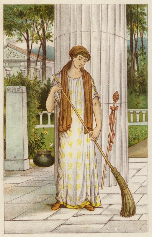 Danae nel tempio di Atena da Thomas Ralph Spence