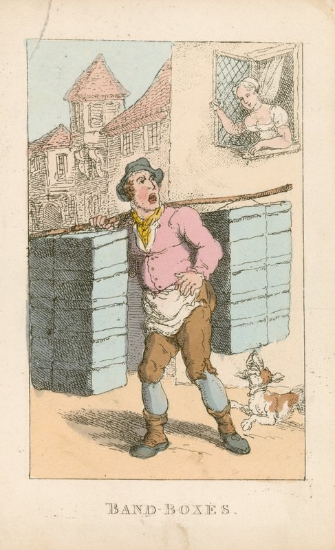Scatole da cappello da Thomas Rowlandson