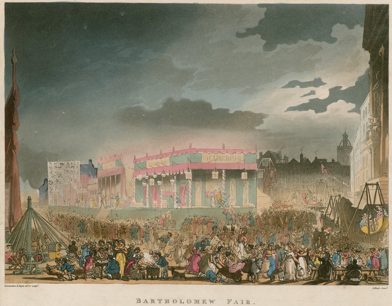 Fiera di San Bartolomeo da Thomas Rowlandson