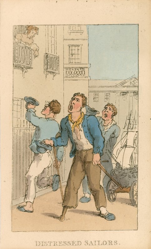 Marinai in difficoltà da Thomas Rowlandson