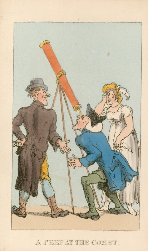 Uno sguardo alla cometa da Thomas Rowlandson