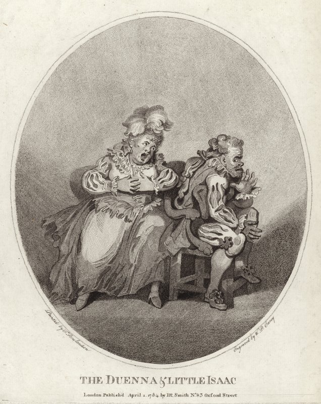 La governante e il piccolo Isaac da Thomas Rowlandson