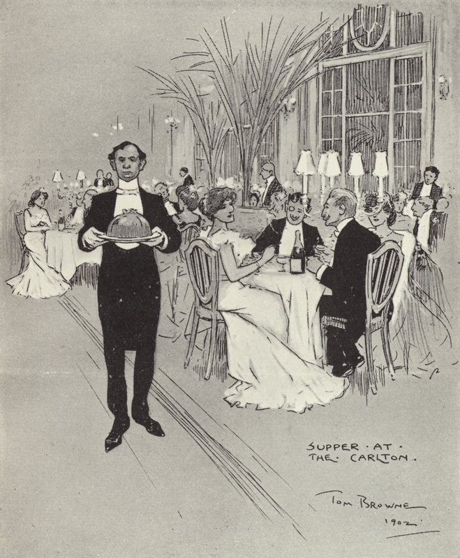 Cena al Carlton da Tom Browne