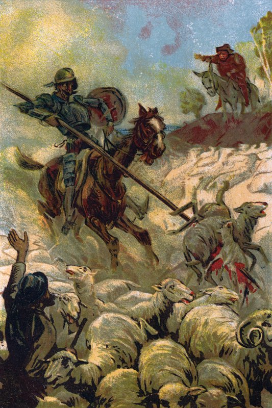 Illustrazione per Don Chisciotte da Unbekannt Unbekannt