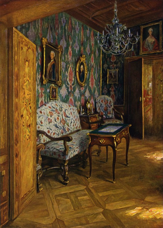 Salone Rococò nel Castello di Sigmaringen da Unbekannt Unbekannt