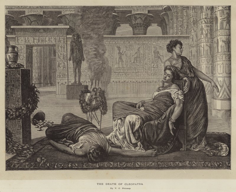 La Morte di Cleopatra da Valentine Cameron Prinsep