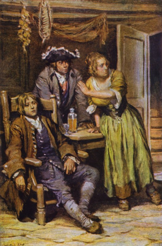 Illustrazione per Kidnapped da W.R.S. (after) Stott