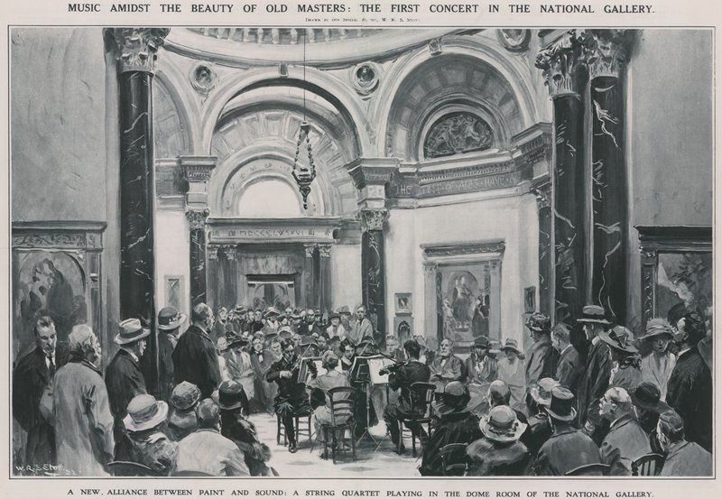 Il primo concerto nella Galleria Nazionale da W.R.S. Stott