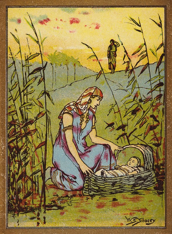 Il ritrovamento di Mosè da W.S. Stacey