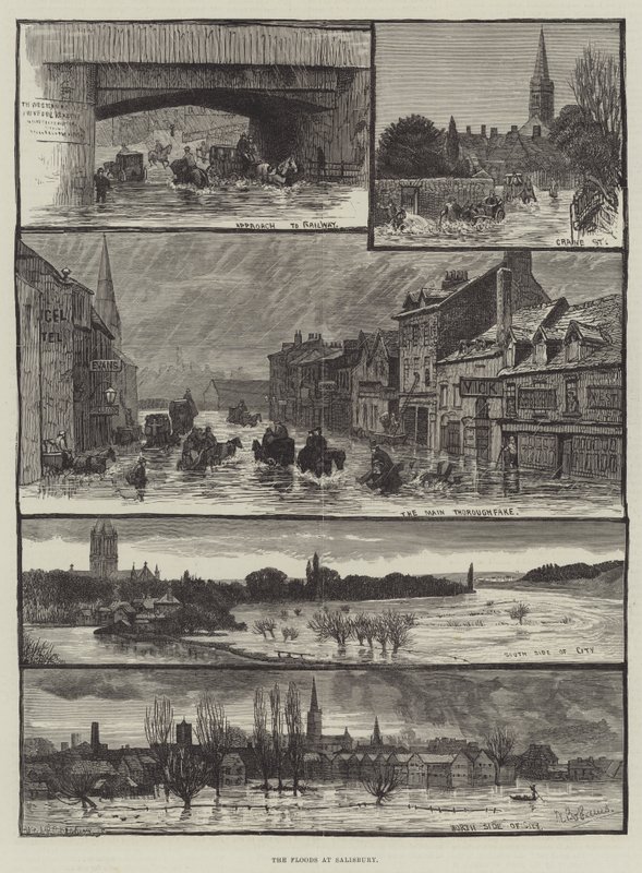 Le inondazioni a Salisbury da Walter Bothams