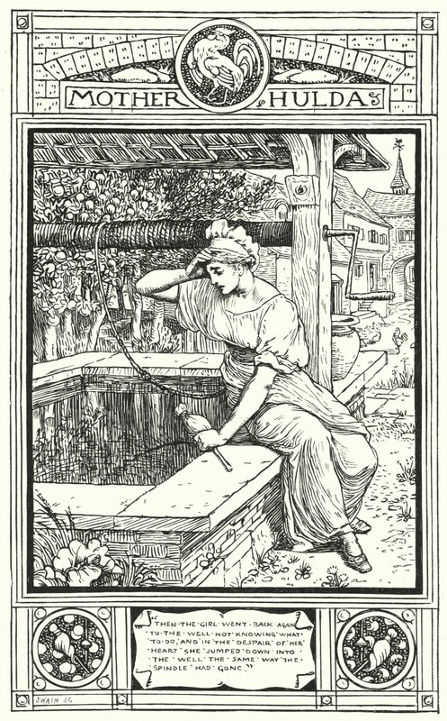 Madre Hulda (incisione) da Walter (after) Crane
