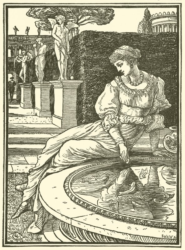 Principessa Fiorimonde (incisione) da Walter (after) Crane