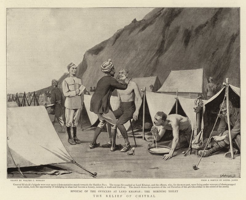 Il soccorso di Chitral da Walter Charles Horsley