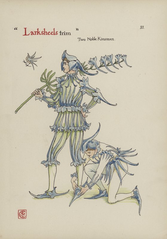 Fiori dal giardino di Shakespeare da Walter Crane