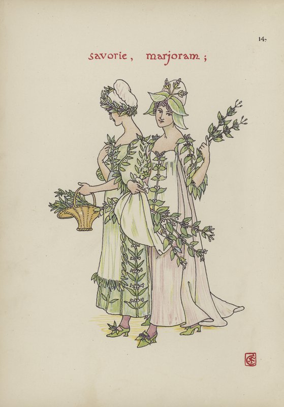 Fiori dal giardino di Shakespeare da Walter Crane