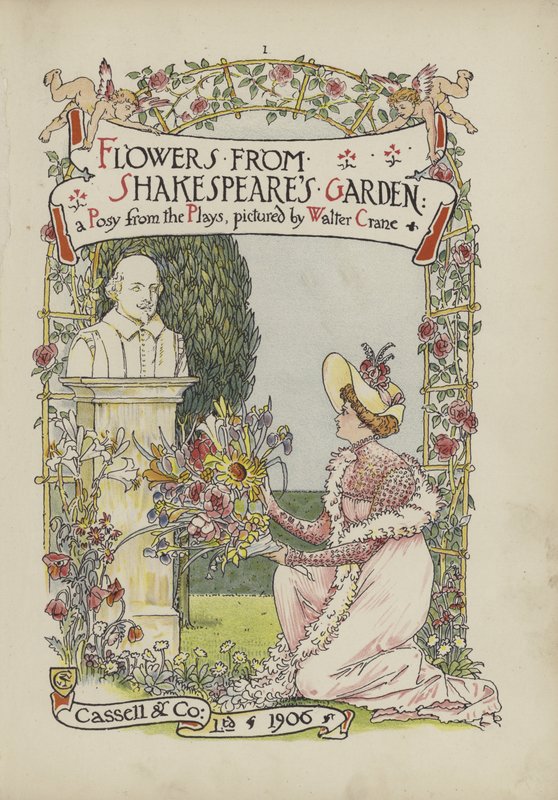 Fiori dal giardino di Shakespeare da Walter Crane