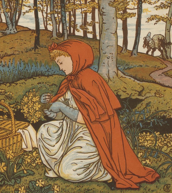 Cappuccetto Rosso da Walter Crane