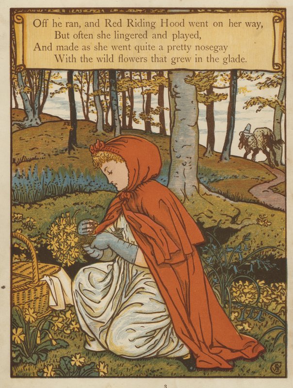 Cappuccetto Rosso da Walter Crane