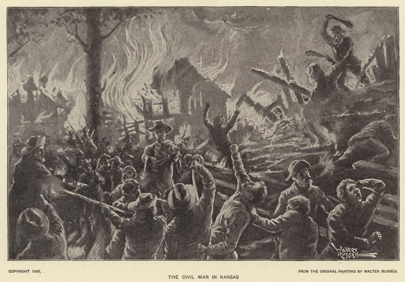 La Guerra Civile in Kansas da Walter Russell