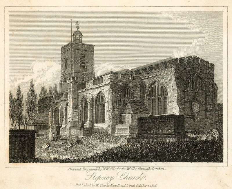 Chiesa di Stepney, Londra da Walter Wallis