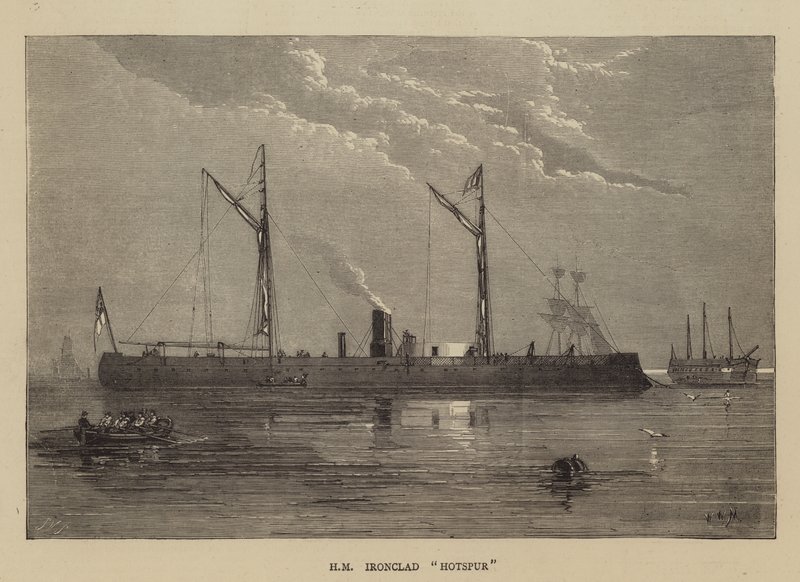HM Ironclad Hotspur da Walter William May