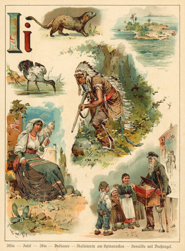 Lettera I da Walter Zweigle