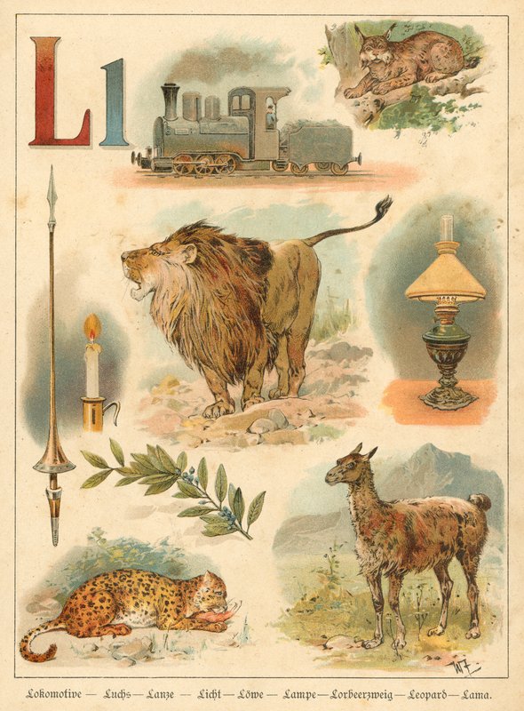 Lettera L da Walter Zweigle