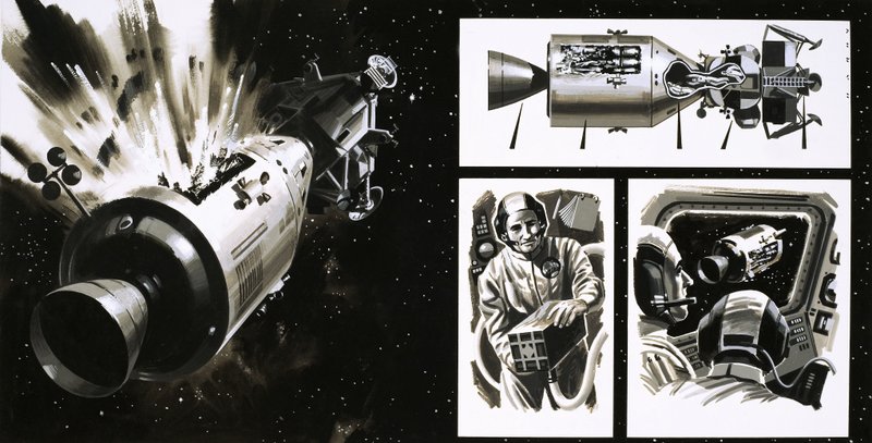 La missione Apollo 13 da Wilf (20th century) Hardy