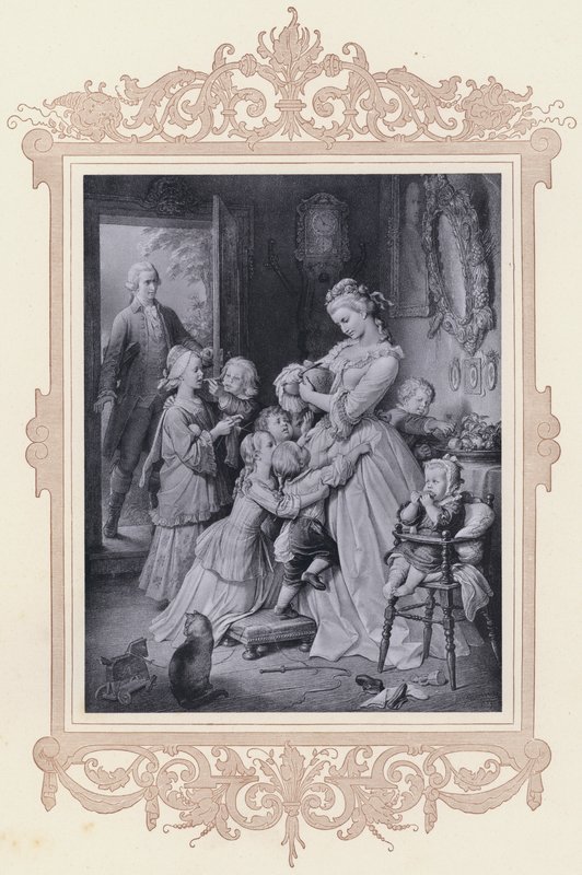 Lotte, i dolori del giovane Werther da Wilhelm von (after) Kaulbach