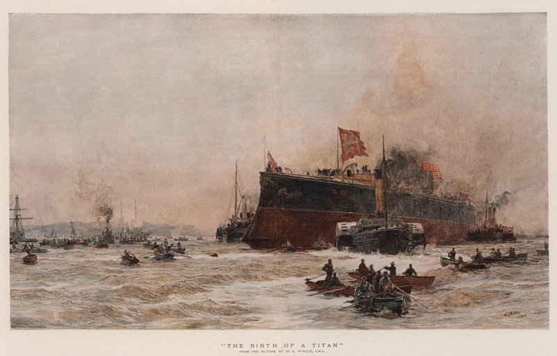 La nascita di un Titano da William Lionel Wyllie