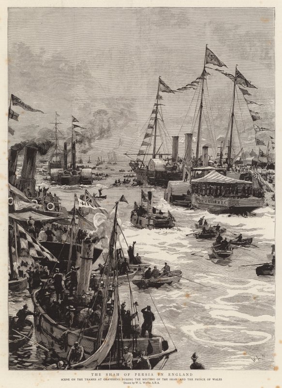 Lo Scià di Persia in Inghilterra da William Lionel Wyllie