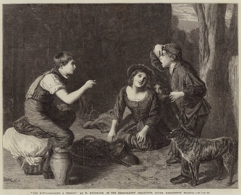 Il bersaglio, sparando a una ciliegia da William Mulready