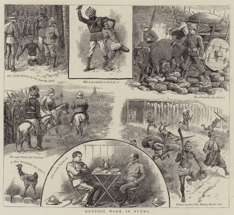 Lavoro di avamposto in Birmania da William Ralston
