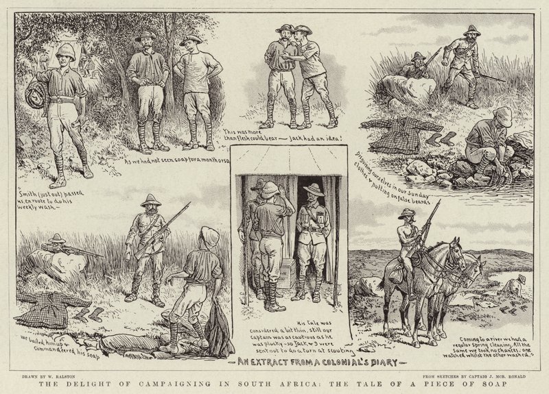 Il piacere di fare campagna in Sud Africa, la storia di un pezzo di sapone da William Ralston