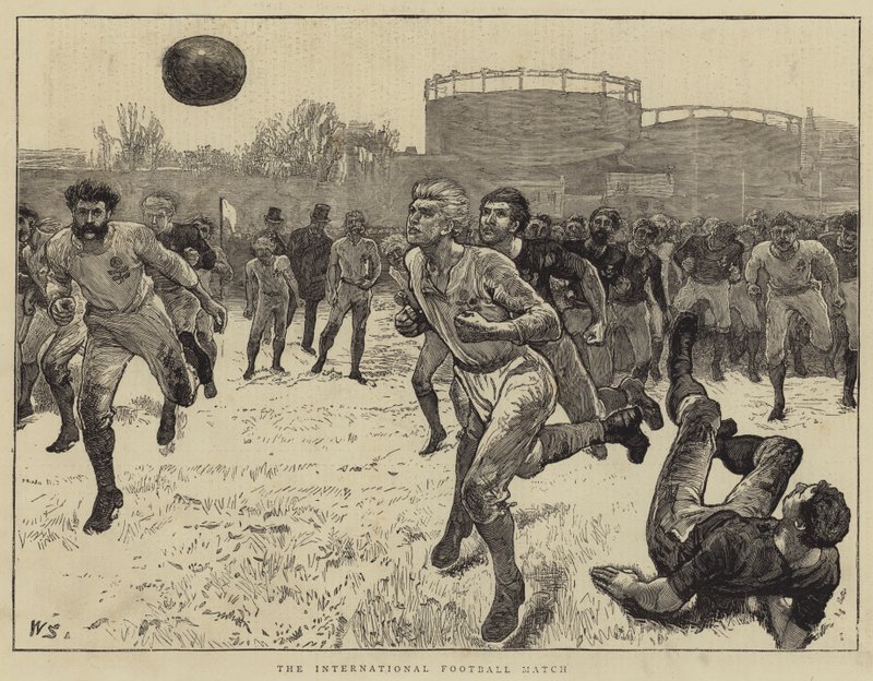 La partita internazionale di calcio da William Small