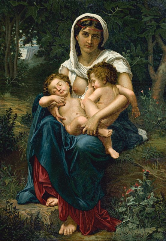 Carità da William Adolphe (after) Bouguereau