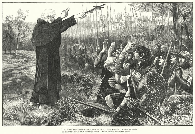 La Battaglia di Bannockburn (incisione) da William (after) Small