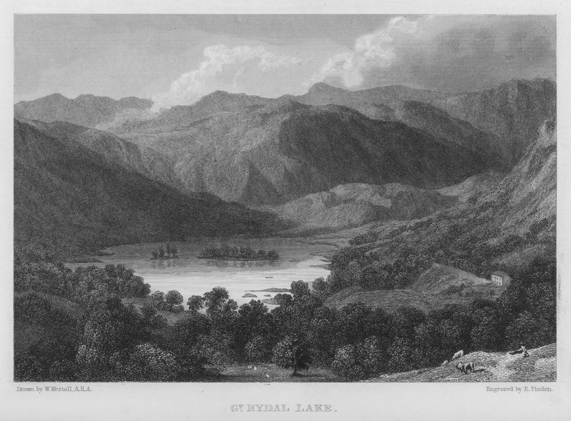 Grande Lago di Rydal da William (after) Westall