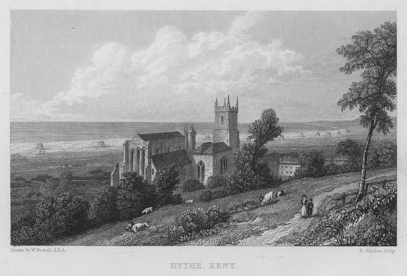 Hythe, Kent da William (after) Westall
