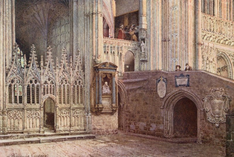 Il martirio, Cattedrale di Canterbury da William Biscombe Gardner