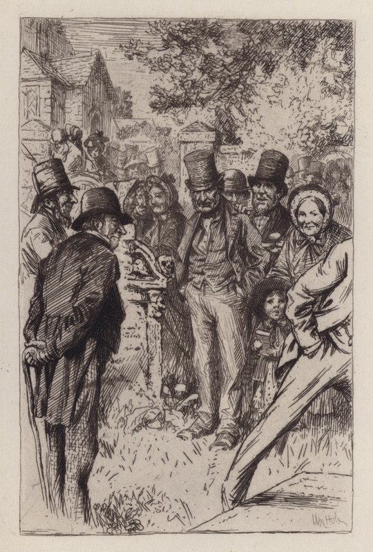 Un debole, inutile disgraziato (incisione) da William Brassey (after) Hole