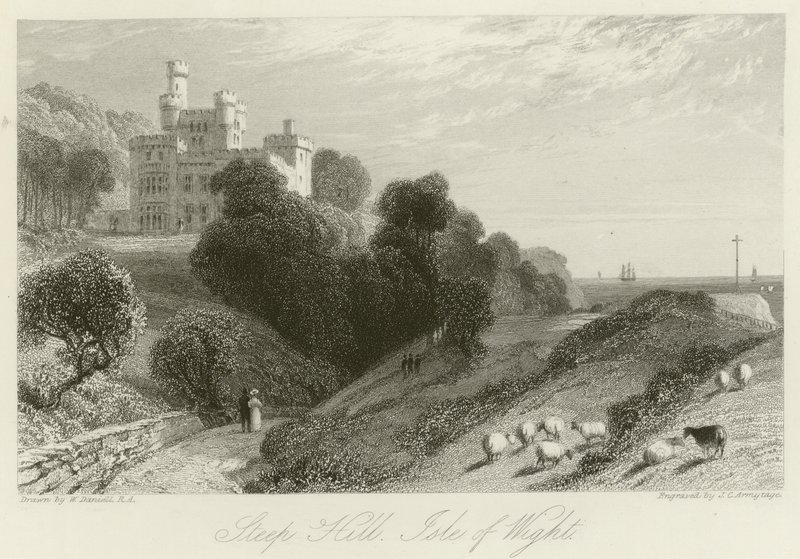 Collina ripida da William Daniell