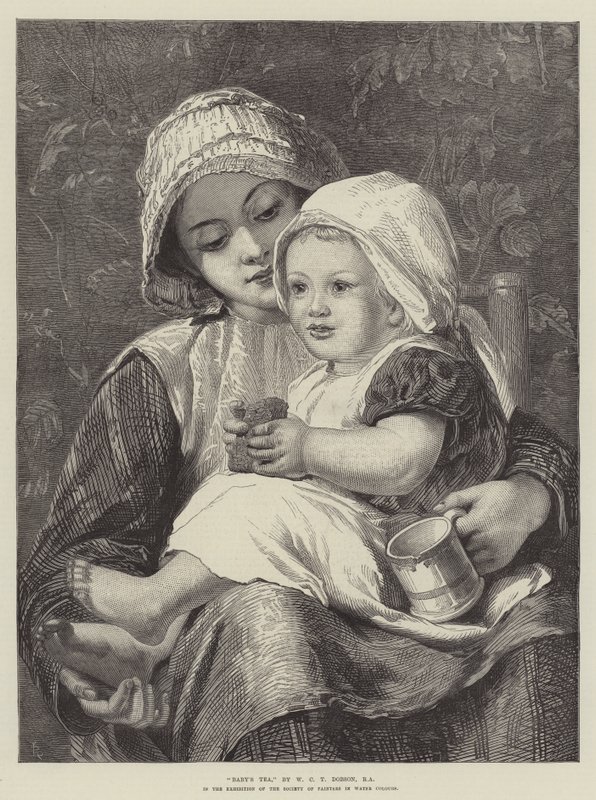 Il tè del bambino da William Dobson