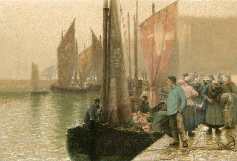Mattina nebbiosa, Dieppe da William Edward Norton