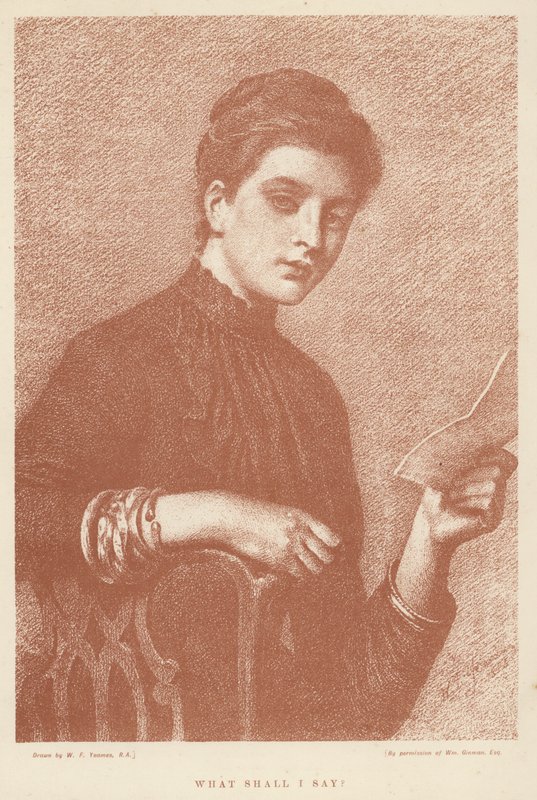 Cosa devo dire? da William Frederick (after) Yeames